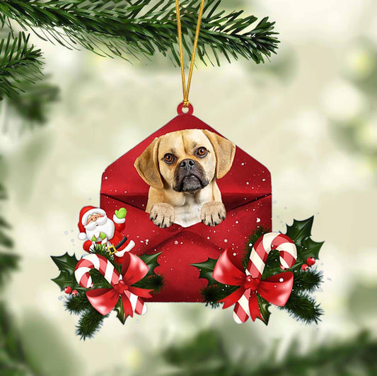 Puggle Christmas Letter Ornament Dog Christmas Decoration - Best gifts your whole family