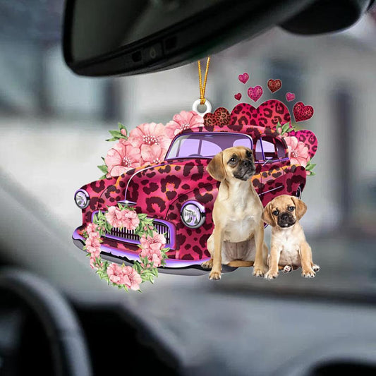 Puggle-Make My Life-Two Sided Ornament - Best gifts your whole family