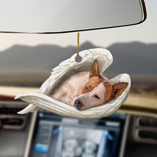 Red Heeler Sleeping Angel Red Heeler Lovers Dog Lovers Ornament - Best gifts your whole family