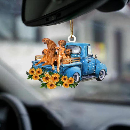 Rhodesian Ridgeback -Take The Trip Classic- Two Sided Ornament - Best gifts your whole family