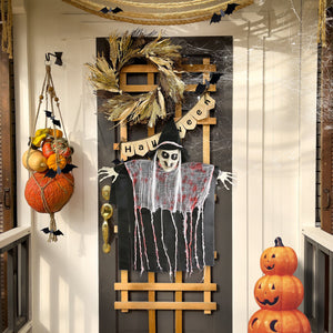 Halloween Decorations Hanging Animated Witch Haunted House Prop Outdoor Indoor