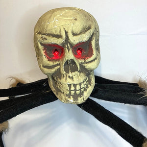 Beistle Spider Skeleton Creepy Creature Halloween Decoration Eyes light Up