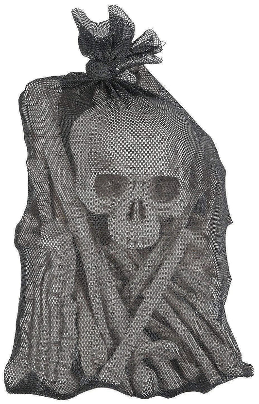 Bag of Skeleton Bones 28 Piece Set Halloween Decor