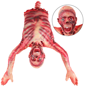 Halloween Scary Prop Hanging Corpse Haunted House 37" Body Torso Party Decor