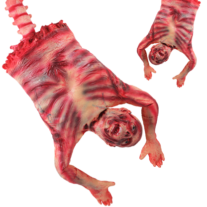 Halloween Scary Prop Hanging Corpse Haunted House 37" Body Torso Party Decor