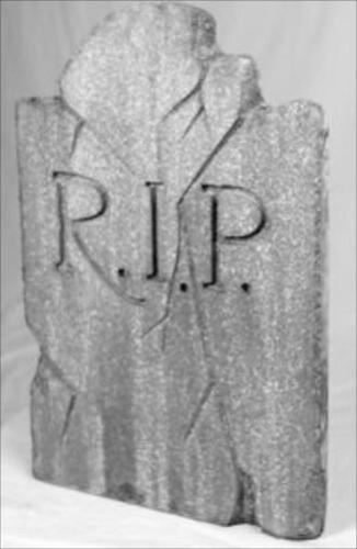 Foam Outdoor RIP Tombstone Halloween Decoration Prop