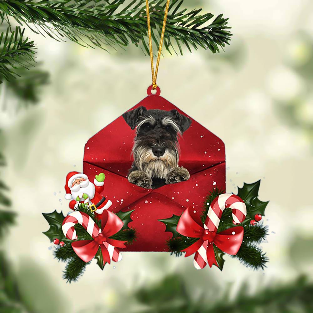 Schnauzer Christmas Letter Ornament Dog Christmas Decoration - Best gifts your whole family