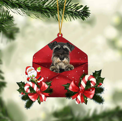 Schnauzer Christmas Letter Ornament Dog Christmas Decoration - Best gifts your whole family