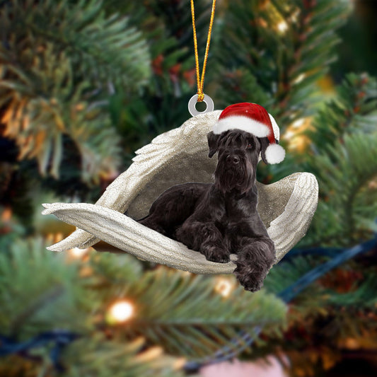Schnauzer02 Sleeping Angel Christmas Ornament Godmerc - Best gifts your whole family