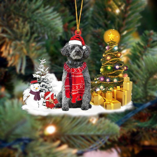Schnoodle Christmas Ornament Christmas Tree Hanging Acrylic Ornament Gift - Best gifts your whole family