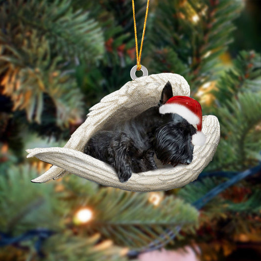 Scottish Terrier Sleeping Angel Christmas Ornament Godmerc - Best gifts your whole family