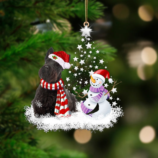 Scottish Terrier-Star Tree Hanging Ornament - Best gifts your whole family