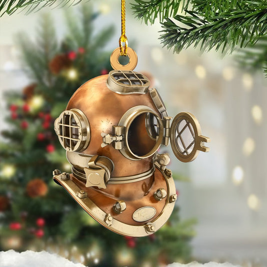 Scuba Diving Helmet - Shaped Ornament 25 - Pth98 Car Ornament - Best gifts your whole family