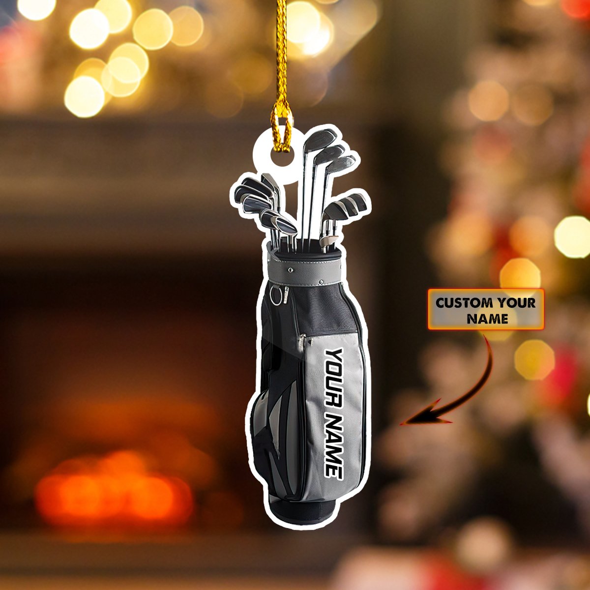 Shaped Ornament - Golf Clubs - HN95 Car Ornament - Best gifts your whole family