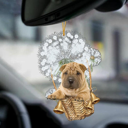 Shar Pei-Dandelion-Two Sided Ornament - Best gifts your whole family