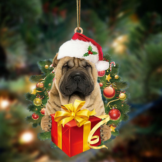 Shar Pei-Dogs give gifts Hanging Ornament - Best gifts your whole family