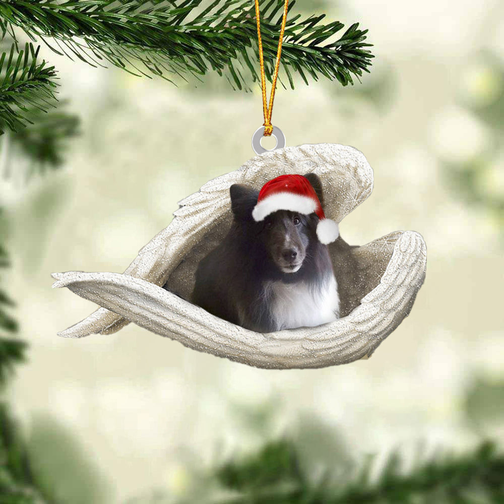 Sheltie Sleeping Angel Christmas Ornament Dog Christmas Hanging Ornament - Best gifts your whole family