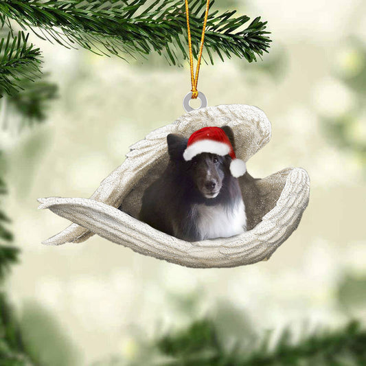 Sheltie Sleeping Angel Christmas Ornament Dog Christmas Hanging Ornament - Best gifts your whole family