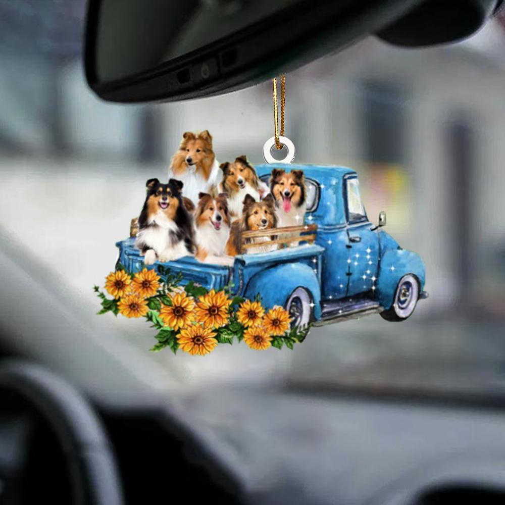 Sheltie -Take The Trip Classic- Two Sided Ornament - Best gifts your whole family