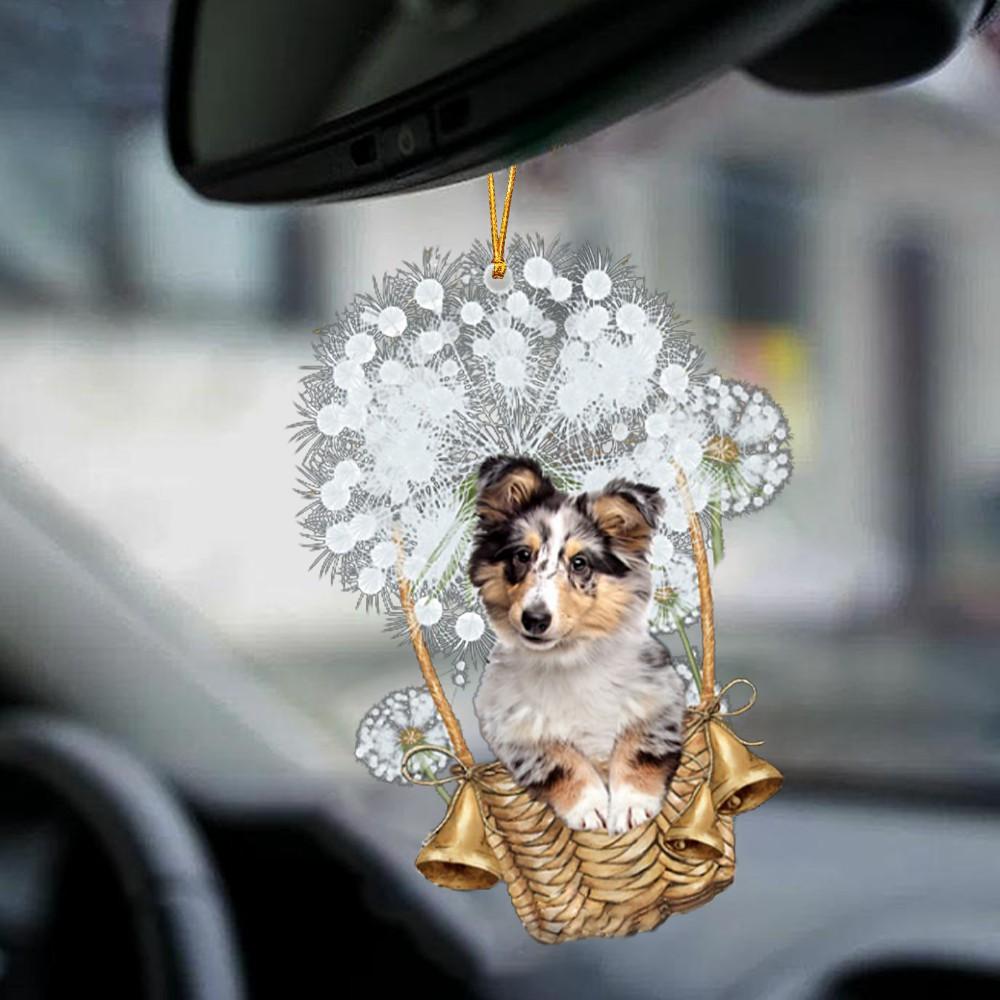 Shetland Sheepdog-Dandelion-Two Sided Ornament - Best gifts your whole family