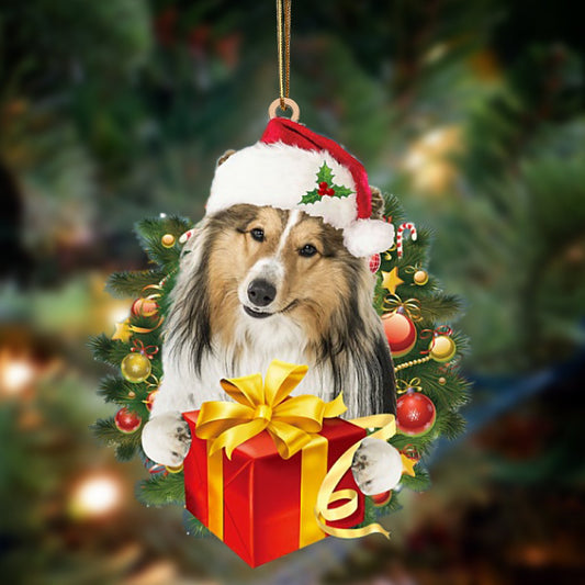 Shetland Sheepdog-Dogs Give Gifts Hanging Ornament - Best gifts your whole family
