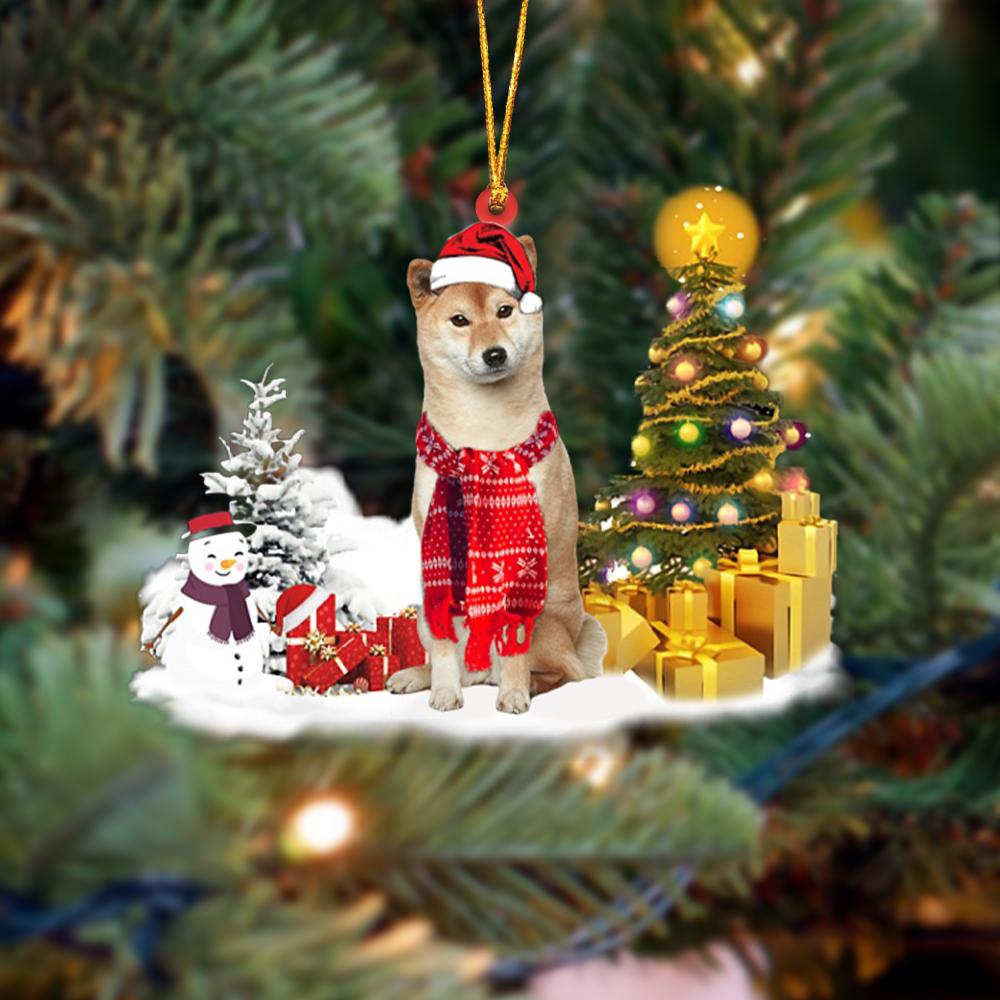 Shiba Inu Christmas Ornament Christmas Tree Hanging Acrylic Ornament Gift - Best gifts your whole family