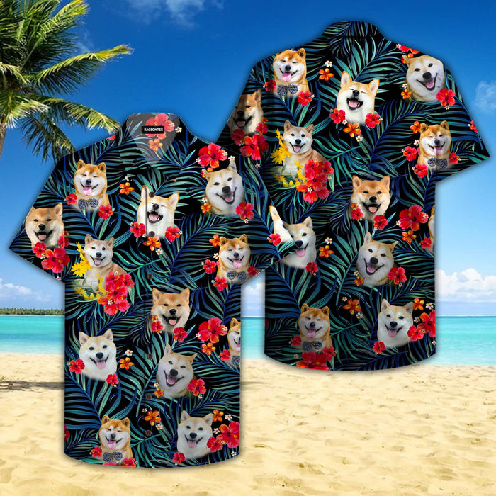 Shiba Inu Funny Hawaiian Shirt,Hawaiian Shirt Gift,Christmas Gift