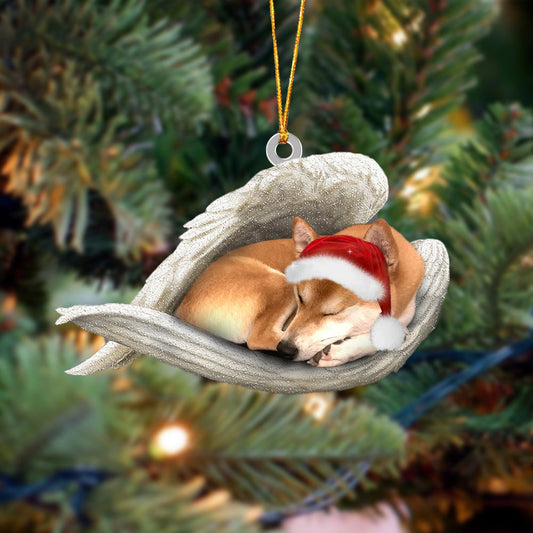 Shiba Inu Sleeping Angel Christmas Ornament Dog Christmas Hanging Ornament - Best gifts your whole family