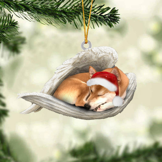 Shiba Inu Sleeping Angel Christmas Ornament Dog Christmas Hanging Ornament - Best gifts your whole family