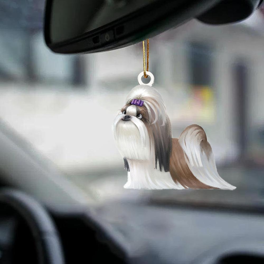 Shih Tuz-Look At Me-Two Sided Ornament - Best gifts your whole family