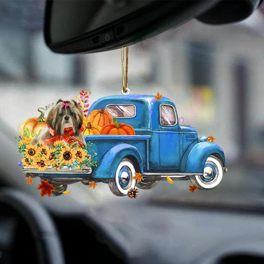 Shih Tzu 1-Little Pumpkin-Two Sided Ornament - Best gifts your whole family