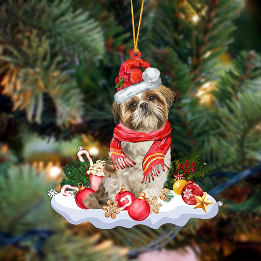 Shih Tzu 2-Better Christmas Hanging Ornament - Best gifts your whole family