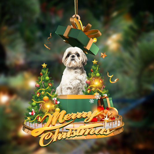 Shih Tzu 2-Christmas Gifts&dogs Hanging Ornament - Best gifts your whole family