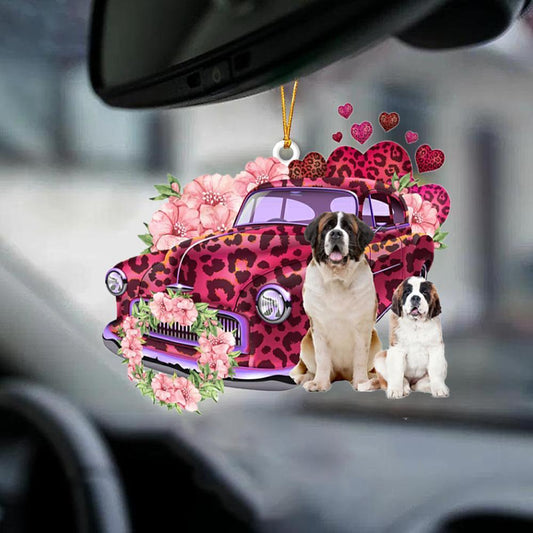 St Bernard-Make My Life-Two Sided Ornament - Best gifts your whole family