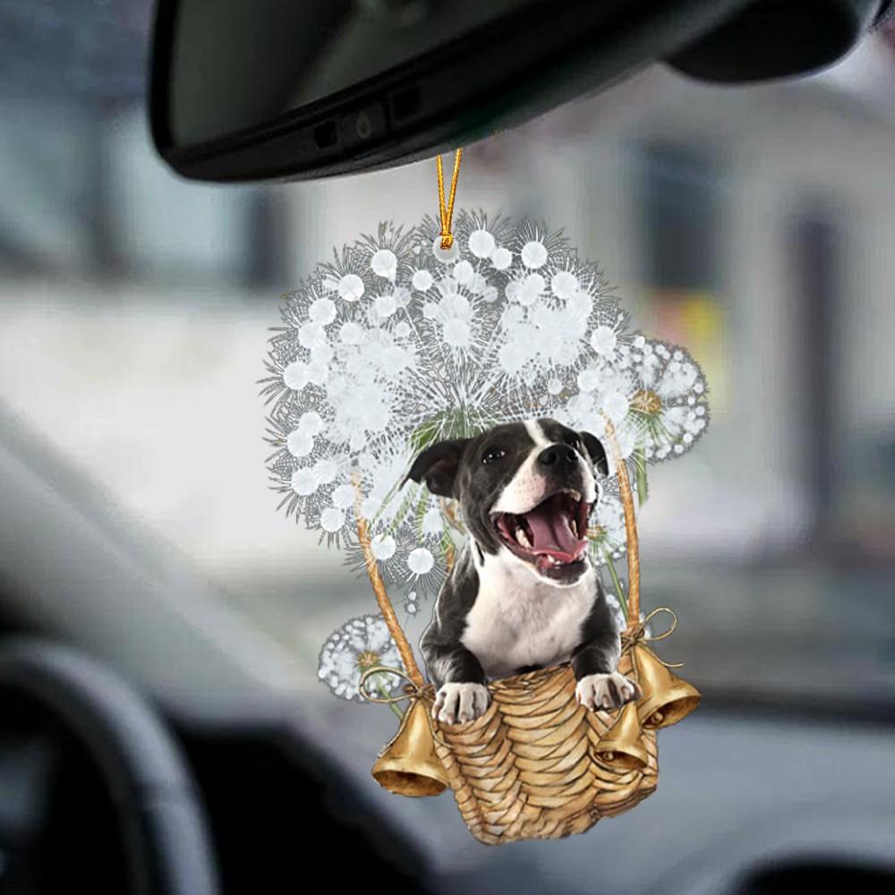 Staffordshire Bull Terrier-Dandelion-Two Sided Ornament - Best gifts your whole family