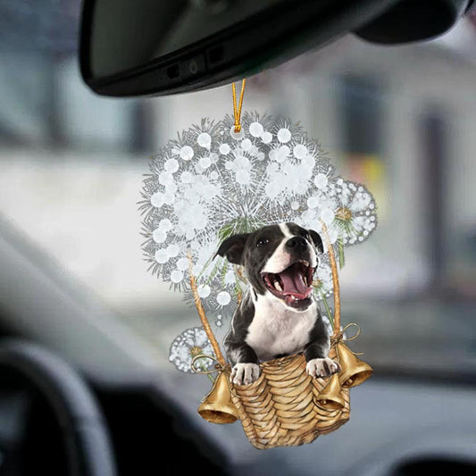 Staffordshire Bull Terrier-Dandelion-Two Sided Ornament - Best gifts your whole family