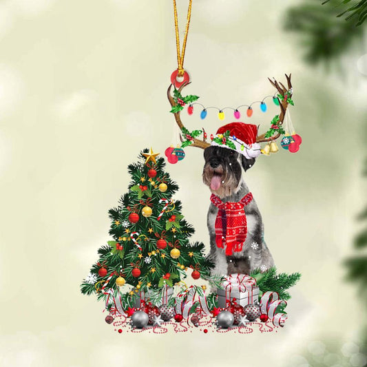 Standard Schnauzer-Christmas Tree Gift Hanging Ornament - Best gifts your whole family