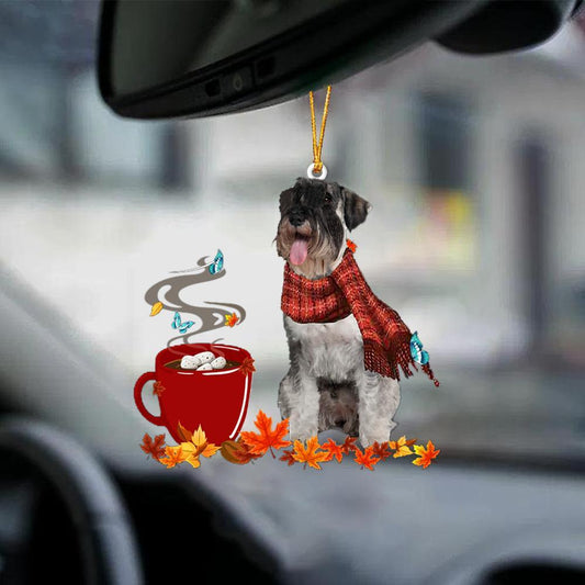 Standard Schnauzer-Fall Chocolate-Two Sided Ornament - Best gifts your whole family