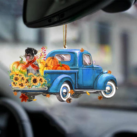 Standard Schnauzer-Little Pumpkin-Two Sided Ornament - Best gifts your whole family