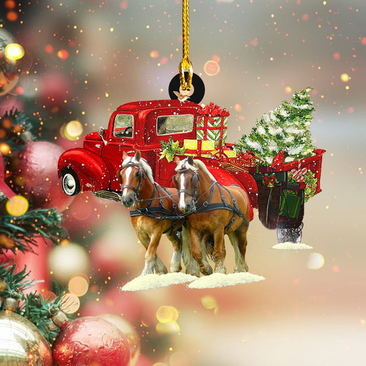 T2K- SHAPED ORNAMENT - HORSE CHRISTMAS - Best gifts your whole family