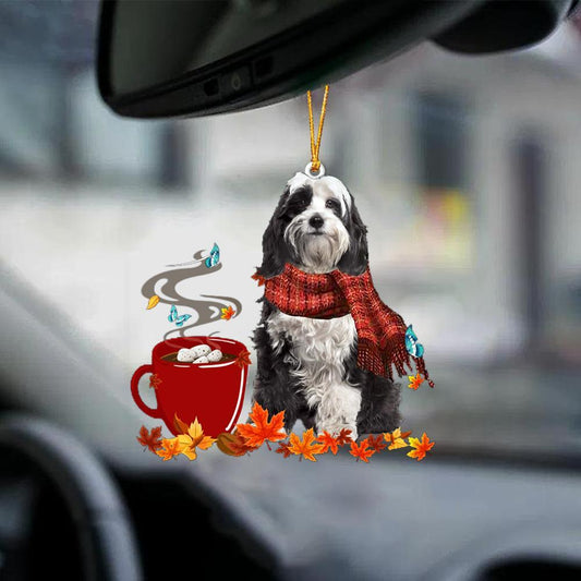Tibetan Terrier 1-Fall Chocolate-Two Sided Ornament - Best gifts your whole family