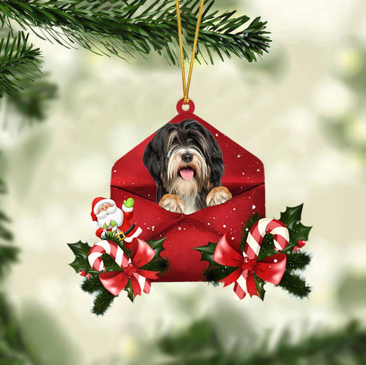 Tibetan Terrier Christmas Letter Ornament Dog Christmas Decoration - Best gifts your whole family