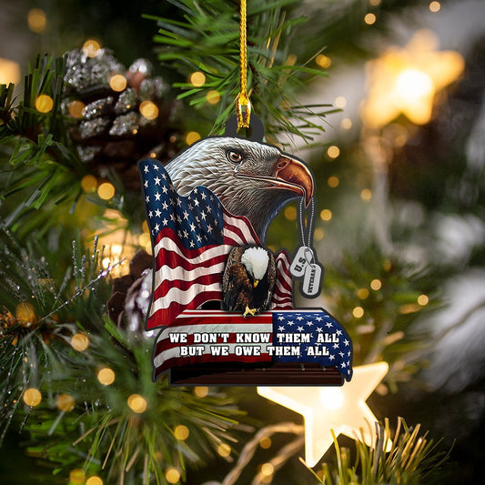 U.S Veteran - Shaped Ornament1 - ATM2K Car Ornament - Best gifts your whole family