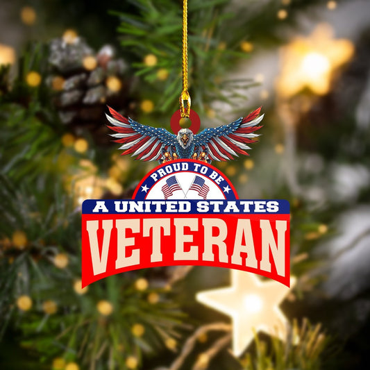 Veteran Eagle Car Ornament - Best gifts your whole family