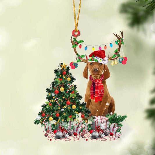 Vizsla-Christmas Tree Gift Hanging Ornament - Best gifts your whole family