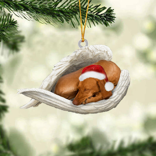 Vizsla Sleeping Angel Christmas Ornament Godmerc - Best gifts your whole family