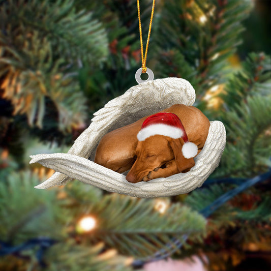 Vizsla Sleeping Angel Christmas Ornament Godmerc - Best gifts your whole family