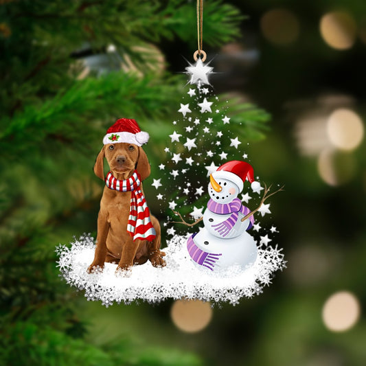 Vizsla-Star Tree Hanging Ornament - Best gifts your whole family