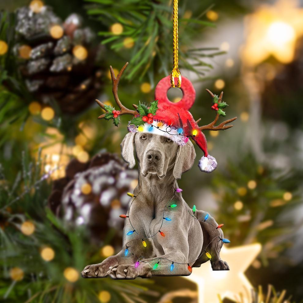 Weimaraner Christmas Shape Ornamentz - Best gifts your whole family
