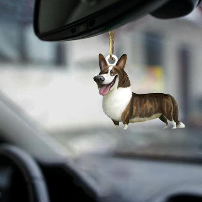 Welsh Corgi Cardigan-Look At Me-Two Sided Ornament - Best gifts your whole family